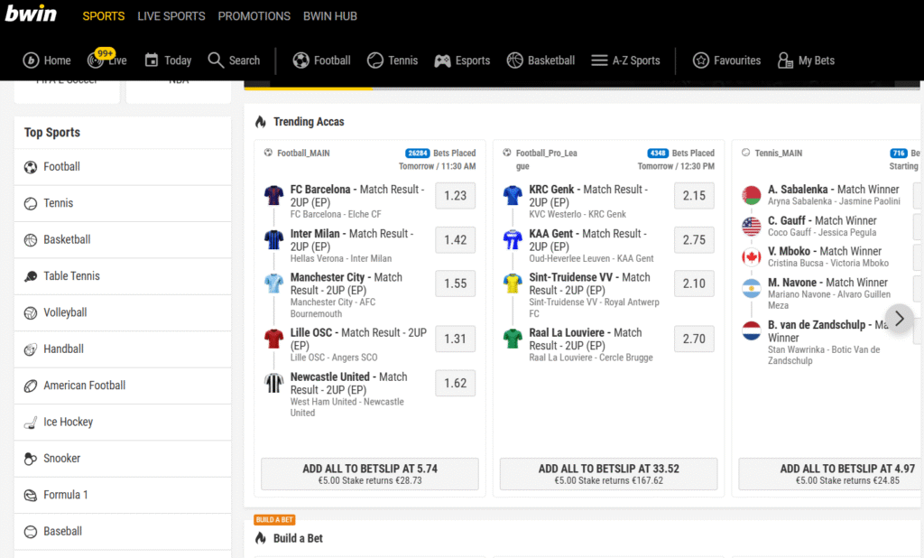 bwin sportweddenschappen – bwin review